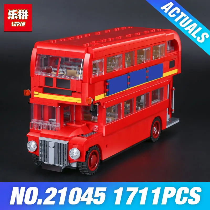 

Lepin 21045 Technic Series Genuine The London Bus 10258 set Model Building Blocks Bricks Children Educational Toys Birthday Gift
