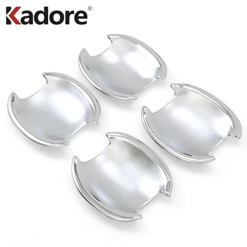 

For Nissan March Micra 2010 2011 2012 2013 2014 ABS Chrome Side Door Handle Bowl Cup Cover Trim Exterior Accessories Sticker