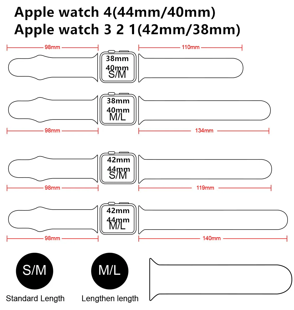 44 мм ремешок для apple watch band 42 мм Correa apple watch 4 3 2 iwatch band 38 мм 40 мм браслет силиконовые аксессуары для наручных часов 42