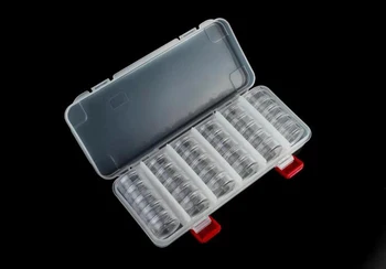 

Large Nail Art Decorations Empty Jar Storage Case / Storage Box with 30 Jars