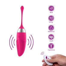 USB rechargeable Vibrating Egg wireless remote controller 12 frequency g spot vibrator Clitoris Vibrator for couple