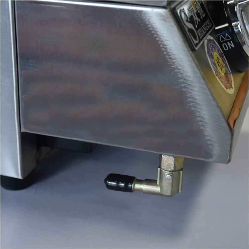 BBQ Grill Commercial Household Big Size 6 Burners Gas BBQ Grill Glass Shield LPG 2800pa Barbecue Picnic Garden BBQ Tool