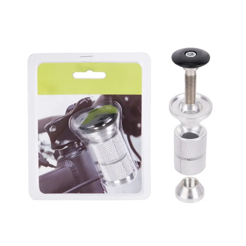 Bike Fork Steerer Headset Expander Plug Compression Compressor Adjuster Top Cap Plug Adjustable Locking Bike Expansion Screw