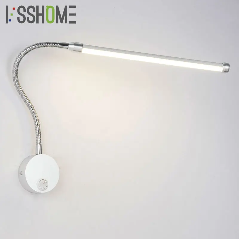 

[VSSHOME] 5W LED Wall Lamps Modern Nordic Style Indoor Bedroom Wall Light Reading Study Lighting Living Room Decoration Aluminum