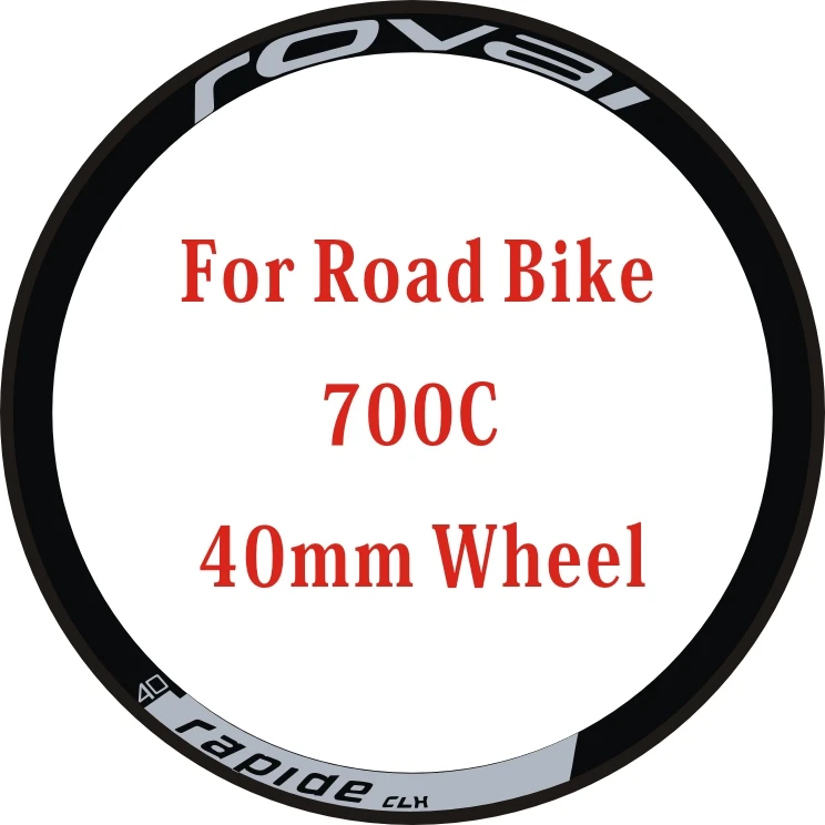 2Wheels/set Road Bike 700c Wheel Stickers Bicycle Stickers Bike Decals