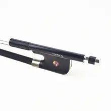 Stunning 3/4 Size Carbon Fiber Double Bass Bow! High Density Ebony Frog and Gorgeous Natural Mongolia Horse Hair, Never Miss It