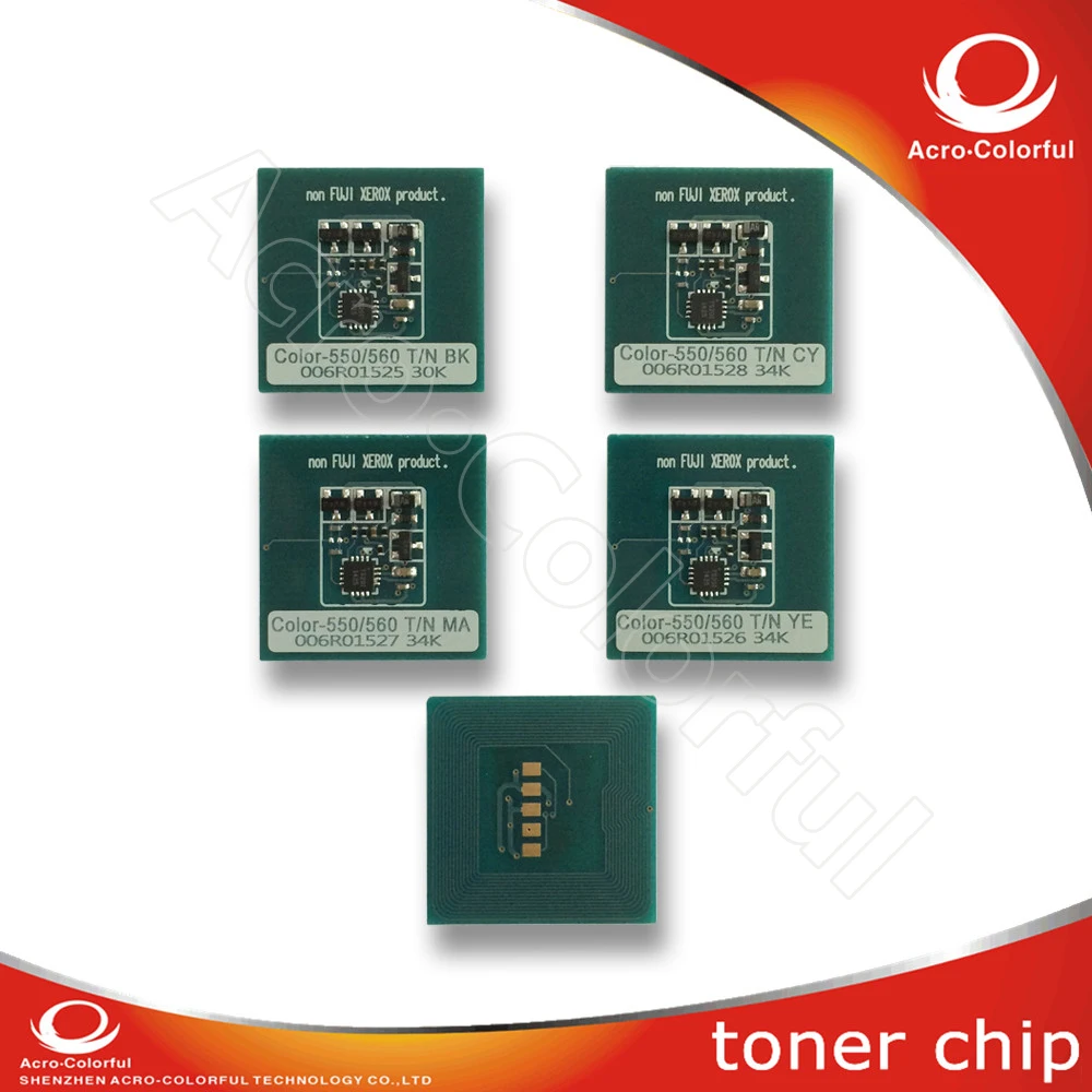 

Laser Printer Toner reset Cartridge chip for Xerox Color 550/560/570 toner chip