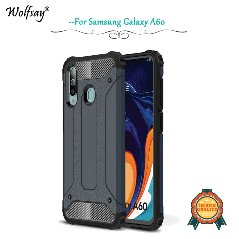 

For Samsung Galaxy A60 Case Shockproof Armor Rubber Hard Phone Case For Samsung Galaxy A60 Back Cover For Samsung A60 A606 Shell