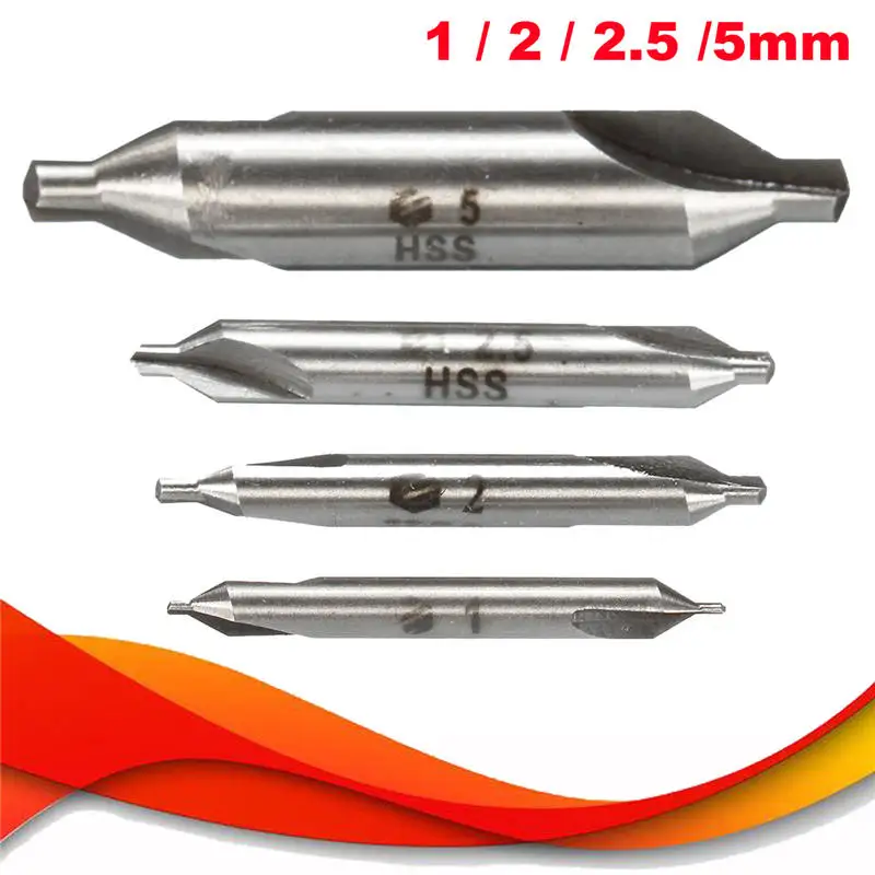 

Centering Drill Set 4-Piece Drill HSS DIN 333 10846 New Arrival