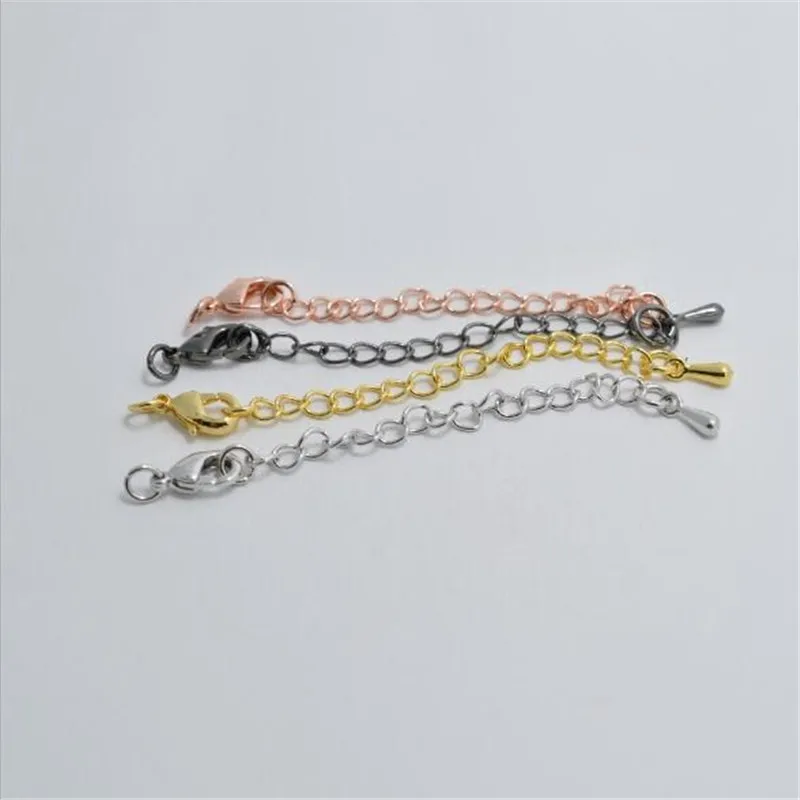 Buy 10pcs Copper Jewelry Chain Connector Hook Clasp Extender Chain Link Fit DIY