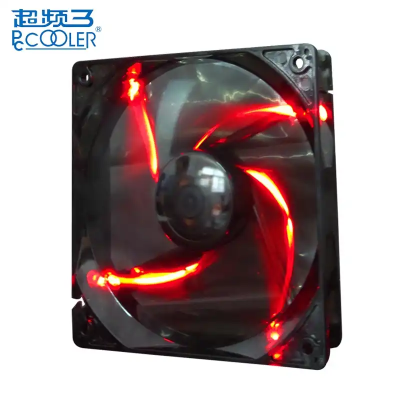 蓝色 Water Cooling Fan Fishlor 3pin Cooling Fan 12cm 120mm Ultra Silent 3pin 4pin PC CPU Case Cooler Cooling Fan 2 LED Rings