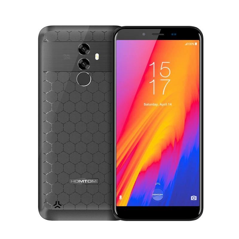 HOMTOM S99 Face ID 6200 мАч 4 ГБ 64 смартфон 5 дюймов 21MP двойной камеры заднего Android 8 0