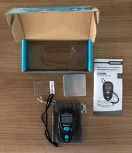 all-sun EM2271A Digital Thickness Gauge Coating Meter Fe/NFe 0.00-2.20mm for Car Thickness Meter Russian Manual