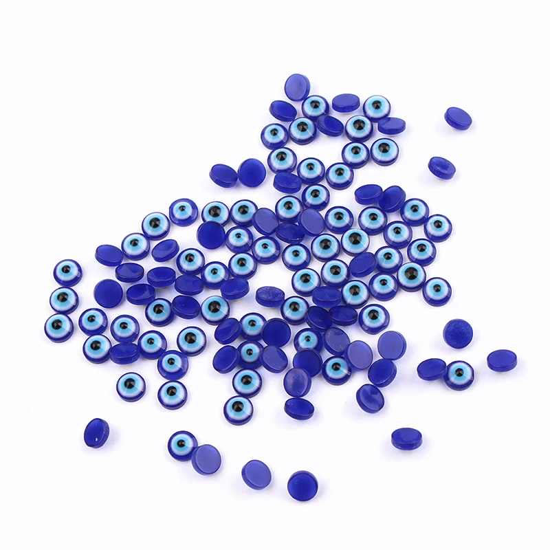 50 шт. Отдел рукоделия круглые бусины с плоским основанием темно синие Бусины из