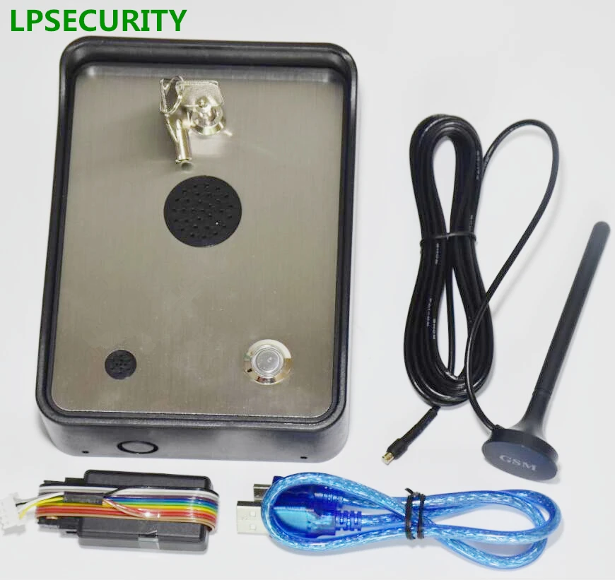 LPSECURITY 2G 3G 12V/24V DC GSM Wireless Telephone Entry Sys. No-Line/GSM INTERCOM FOR ELECTRIC GATES - DOOR ENTRY