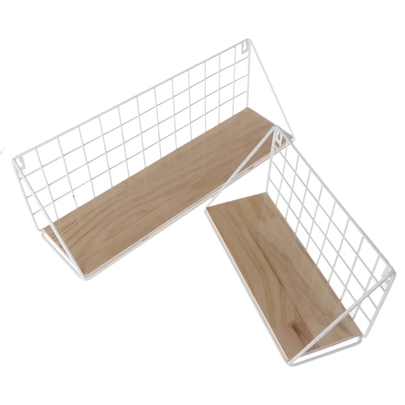Wooden Iron Storage Holders Home Shelf Wall Hanging Storage Racks Decoration Wooden Iron Storage Holders Home Shelf Wall Hanging Storage Racks Decoration