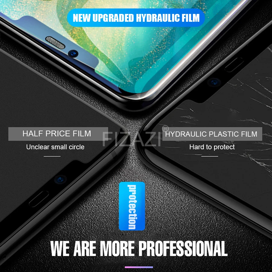 Полное покрытие Гидрогелевая пленка для Huawei P30 Lite Pro Honor 10 8X View 20 Magic 2 Nova 3 3i 4 P Smart Plus