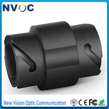 Открытый IP67 ODVA MPO Волоконно-Оптический линейный адаптер С Пылезащитным колпачком, ODVA-MPO волоконно-оптический водонепроницаемый Соединительный адаптер