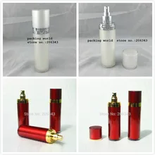 120 мл жемчужно-белый акрил прямо круглые бутылки для лосьон/Emusion/сыворотка/сущность/Фонд косметической упаковки пластиковые бутылки