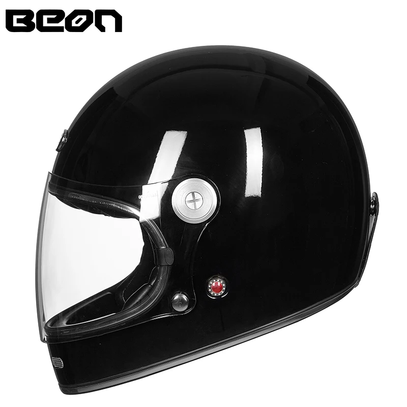 Новое поступление бренд BEON moto rcycle шлем винтажный скутер открытый шлем 3/4 moto casco GFRP материал шлем ECE B109 - Цвет: 3