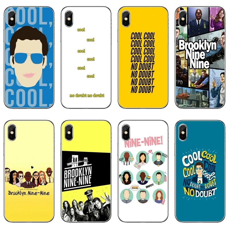 

Brooklyn 99 Nine-Nine cool slim TPU Soft Accessories phone cover case For Apple iPhone X XR XS Max 8 7 6s 6 plus SE 5s 5c 5 4s 4