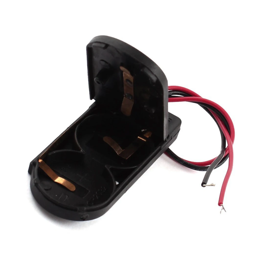TOP 4 Pcs Black Plastic Battery Holder for 2 x 3V CR2032 Coin Button Cell |