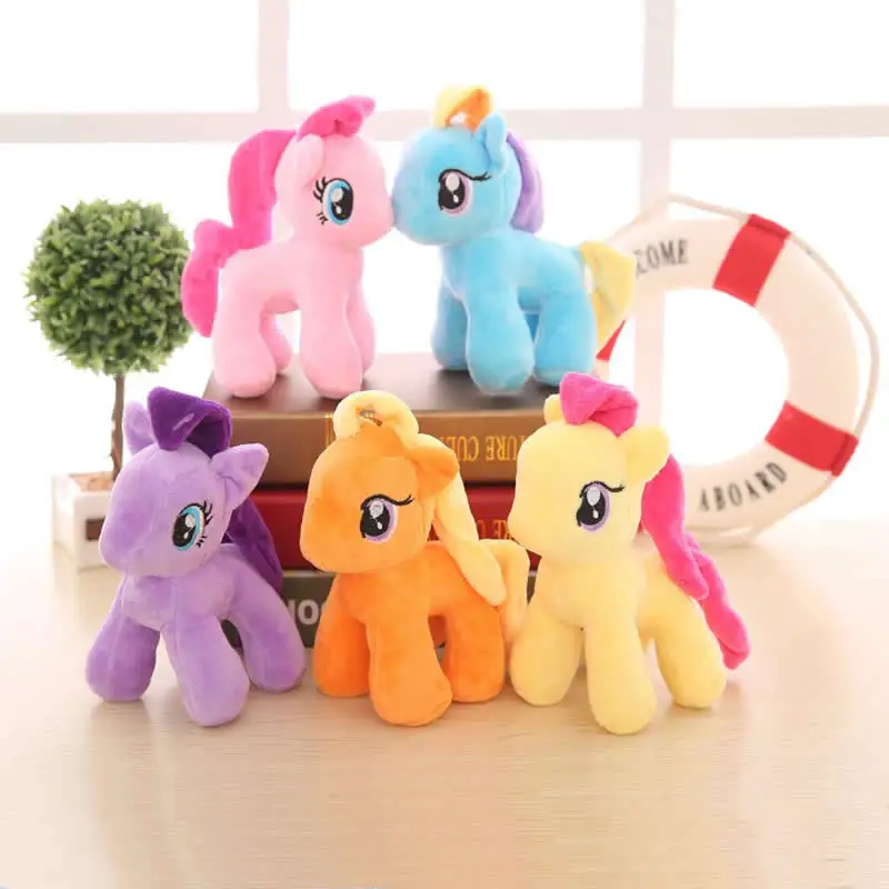 

20cm Anime plush Unicorn Toy Kawaii Ty Beanie Unicornio pelucia Toy horse Rainbow Pony Toys for Children Licorne eenhoorn pluche