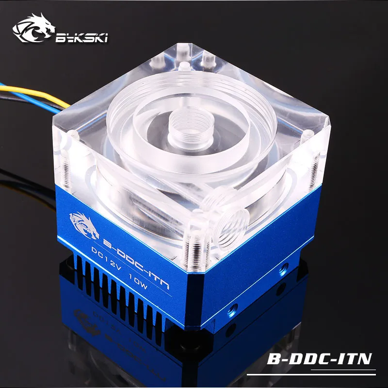 Bykski B-DDC-ITN-COV DDC Pump Armor Heatsink Armor TOP Acrylic Cover For 3.2 Pump High Performance Silent Armor Water Cooling