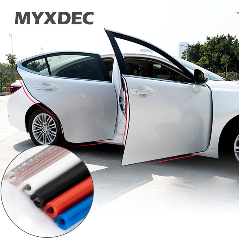 2017 New Open The Door Car Anti Collision Auto Door Collision Avoidance Stick Rubber Strip Decoration