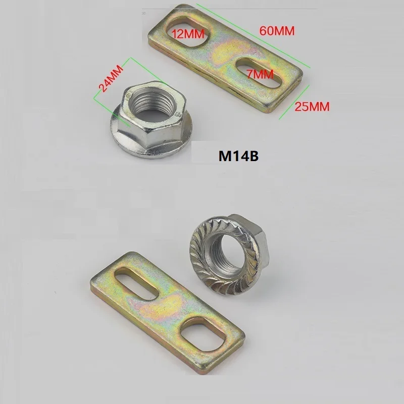 Аксессуары для электровелосипеда M14 винтовые гайки ступицы двигателя установка прокладки гайки винтовые крепежные гайки