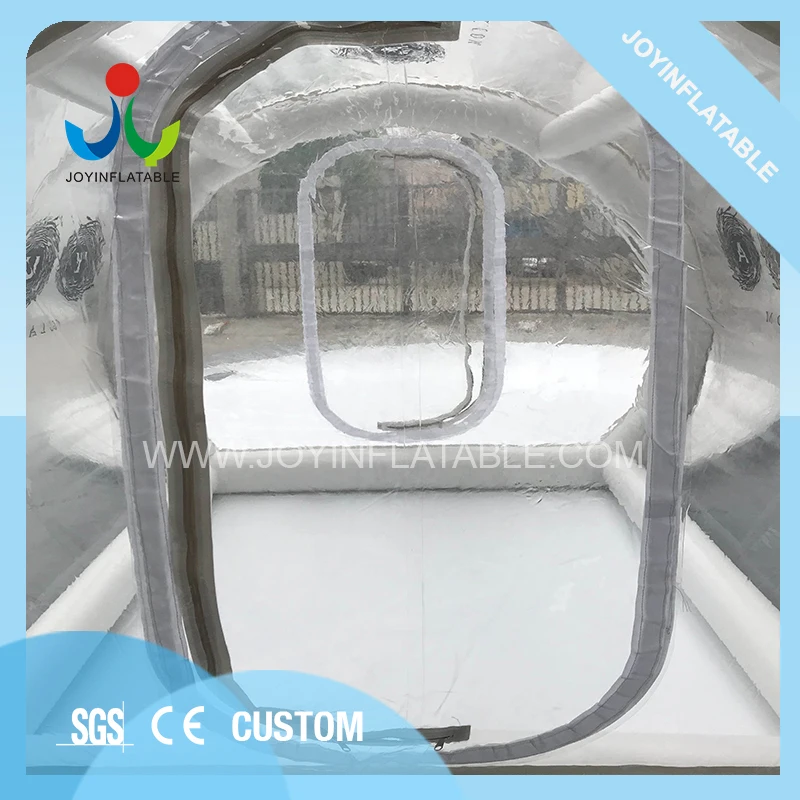Outdoor Transparent Inflatable Bubble Tent with Single Tunnel 6