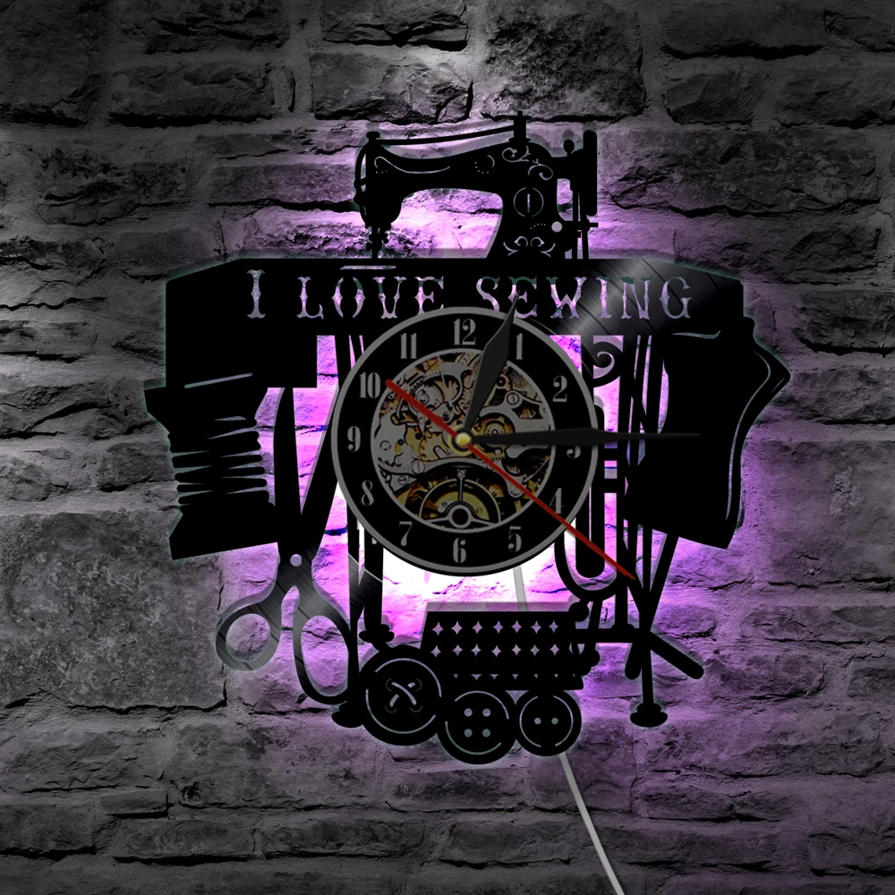 1 шт., светодиодный подвесной светильник в стиле стимпанк с зубчатым механизмом, настенные часы с виниловой пластинкой, колеса разных цветов, декоративное освещение