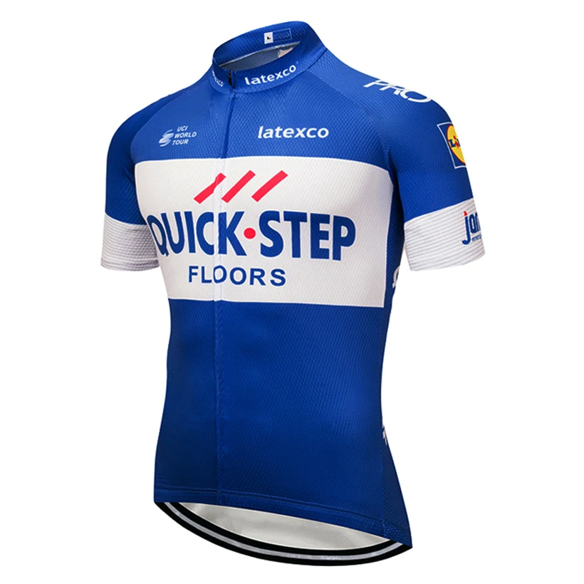 

2018 TEAM quick step Cycling jersey SHORT SLEEVES PRObike shirts ropa ciclismo mens summer breathable pro BICYCLING top Maillot