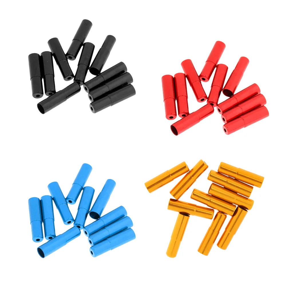 

10 Pieces Bicycle Bike Shifter Brake Cable Housing End Caps Cover