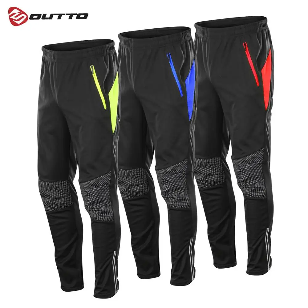 Tanie Outto Thermal Fleece kolarstwo wodoodporne spodnie męskie zimowe wiatroszczelne oddychające sportowe spodnie na zewnątrz