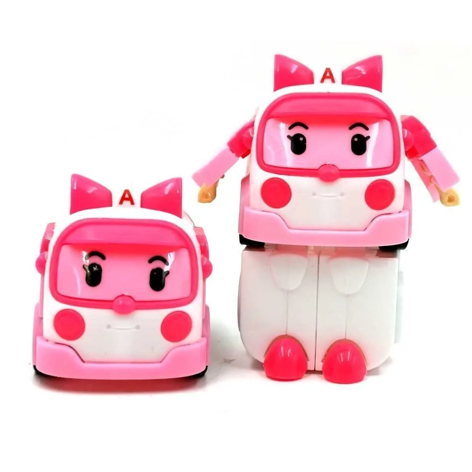 Acion Figure 6 видов Robocar Корея робот трансформер игрушки Poli пожарная машина ручная