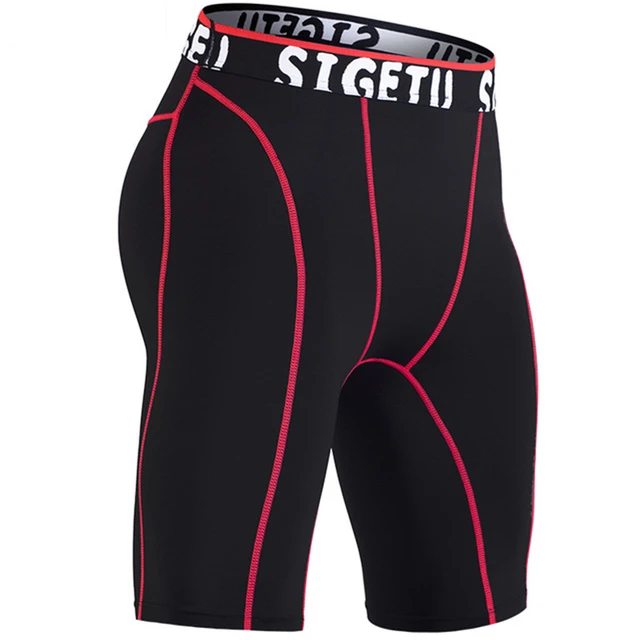 US $14.00 Hot Men's Body Building Tight shorts pant 6 Colors Men Casual Fitness Sweat Absorption Fast Drying 