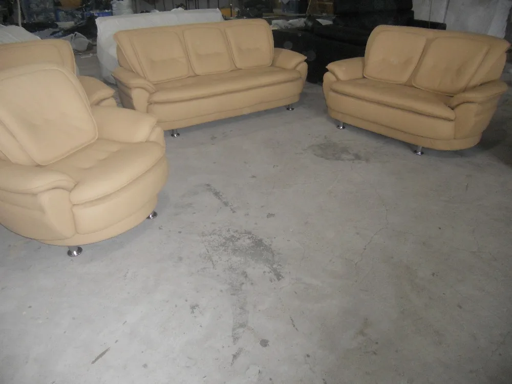 

MANBAS Luxurious Genuine Leatherr Lounges Leather Sofas Set