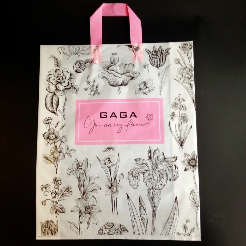 

Promotional Logo Printed custom Packaging Shopping Bag Plastic Bag