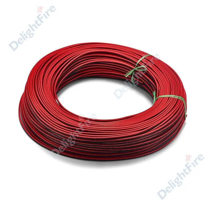 100 м 2 Pin 22AWG 20AWG 18AWG кабель-удлинитель для красные, черные электрические провода для 3528 5050 Светодиодные ленты светильник Модуль SM JST разъем