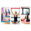 1.5m Yoga Pilates Stretch Resistance Band Exercise Fitness Band Training Elastic Exercise Fitness Rubber Unisex String Chest 5