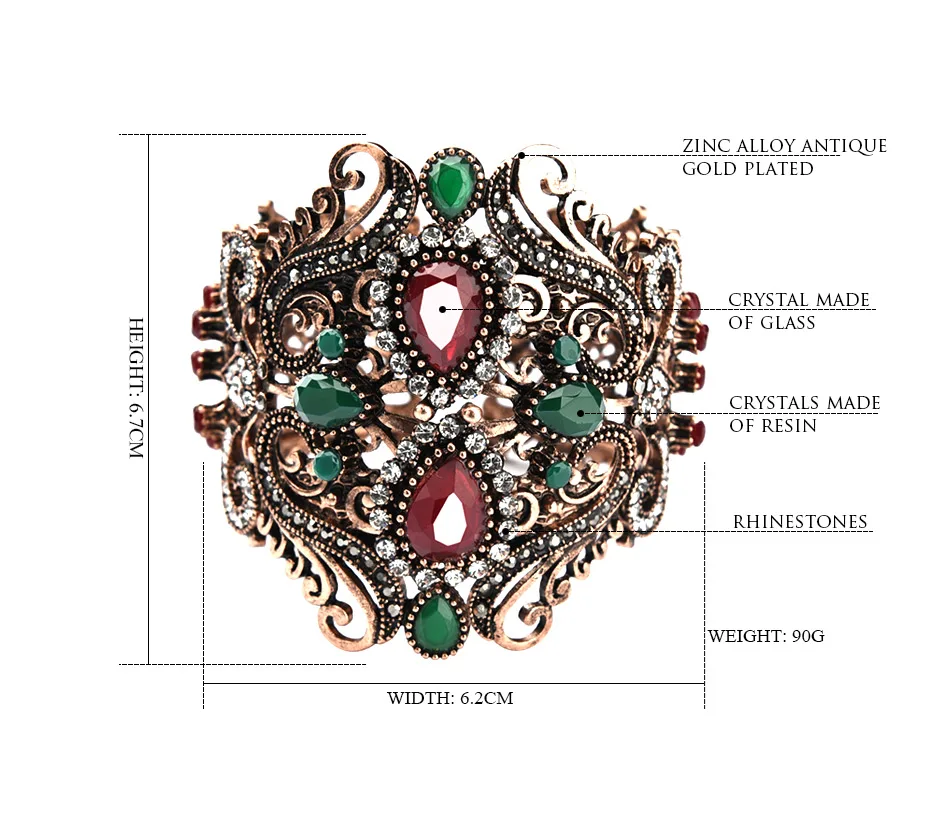 vintage-wide-cuff-bangle-green-color_01