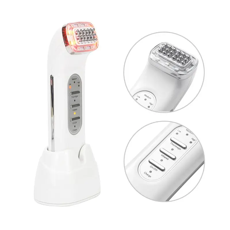 English Plug RF Домашнее использование кожи подтягивающее косметическое средство для лица против морщин омоложение морщин укрепляющий аппарат уход за кожей косметический инструмент - Цвет: English Plug