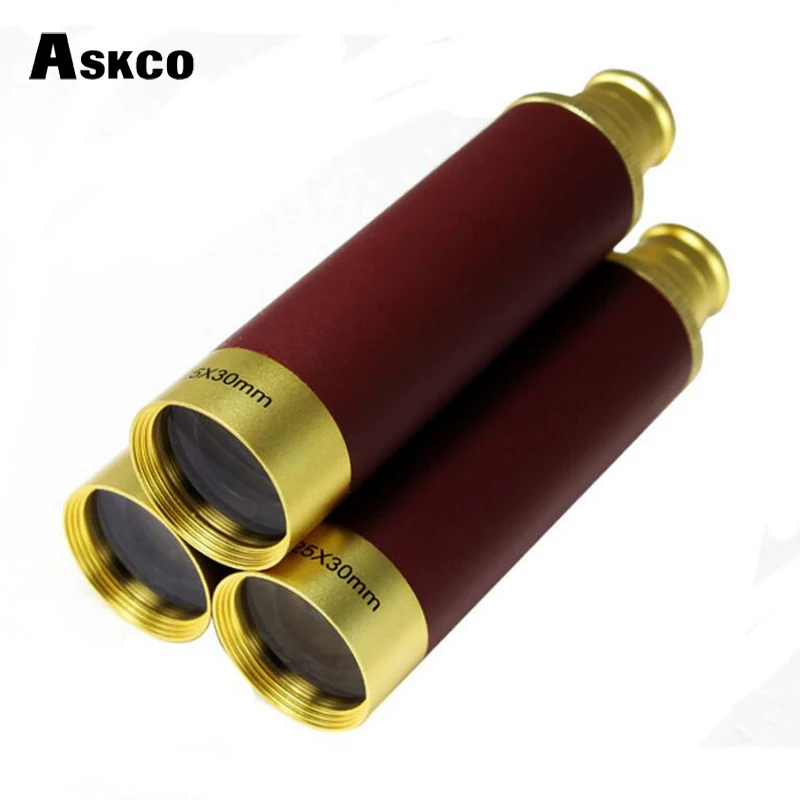 Askco HD 25X30 пират Монокуляр профессионального видения монокуляр телескоп астрономический окуляр Spyglass с бесплатной кожаной сумкой