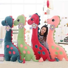 Fancytrader 55” / 140cm Super Lovely Soft Giant Plush Cute Stuffed Dinosaur Toy Huge Animals Dinosaur Pillow Doll