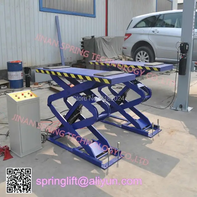 Online Shop 3 Ton Load In Ground Scissor Car Lift Used For Car