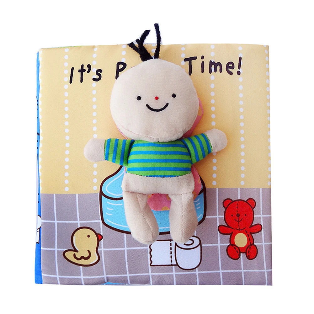

Baby Book Cloth Book Cartoon Cute Puzzle Toys Early Development Educational Books For Kids 0-3 T Best Gift