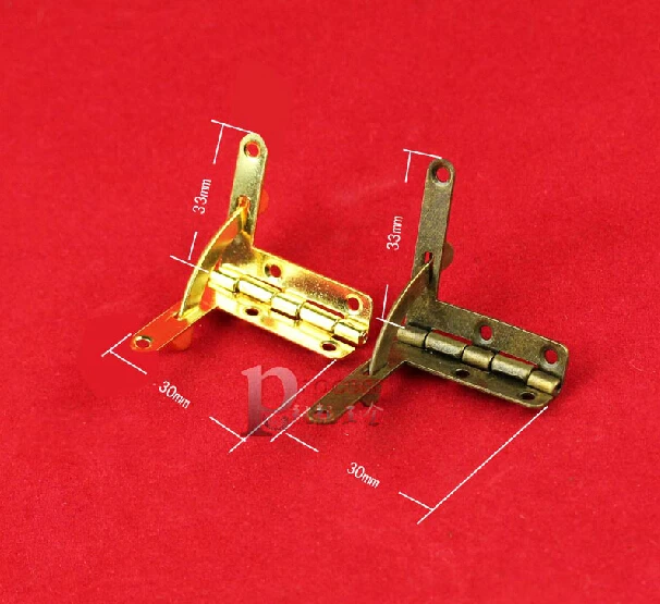 50pcs lot Factory direct Hinge Support Wooden box hinge Iron sheet Hinge Wholesale