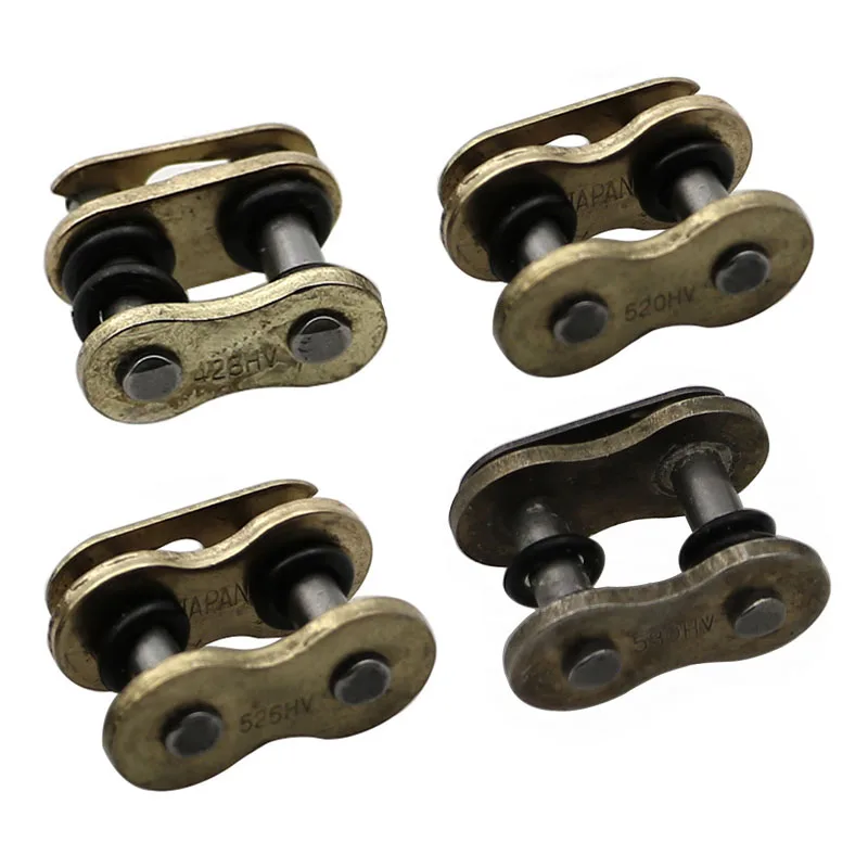 GOLD 525 O RING MOTORCYCLE BIKE DIRT BIKE ATV QUAD DRIVE CHAIN SPLIT LINK