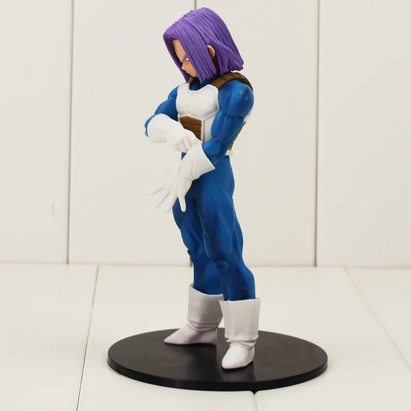 18 см Dragon Ball Z фигурка trunks игрушка Future trunks трусы с боевой костюм перчатки Аниме Драконий жемчуг зет модель куклы с основанием